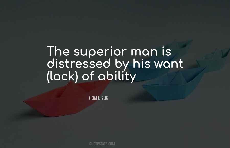 Man Superior Quotes #156539