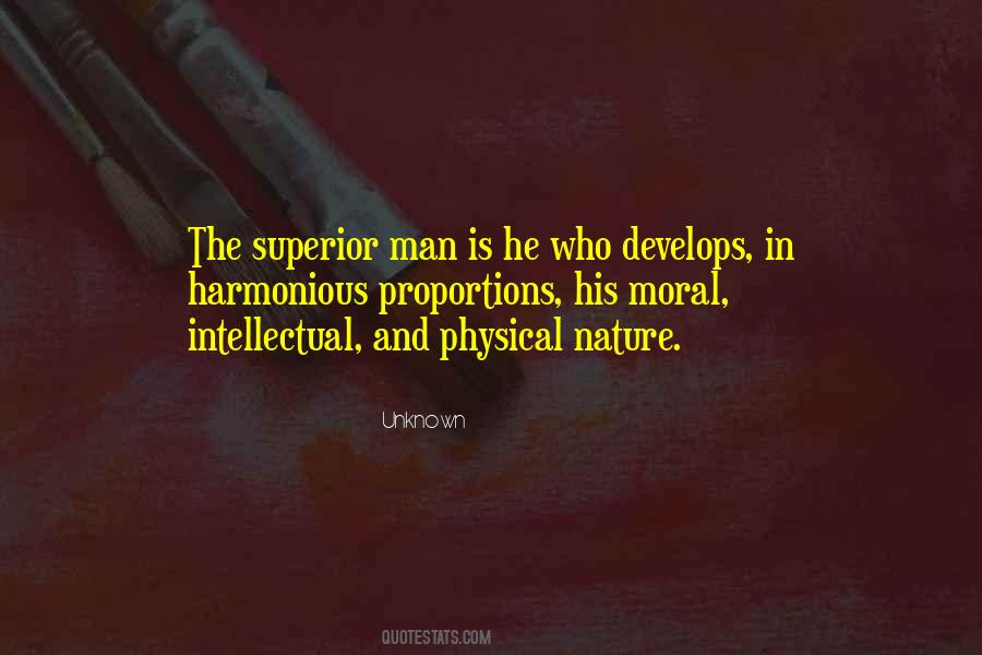 Man Superior Quotes #733960