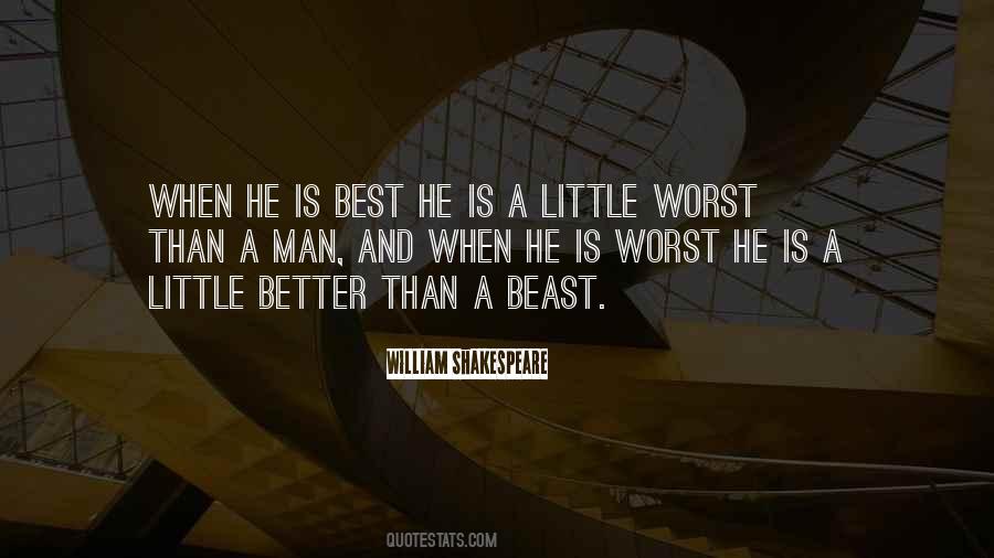 Man Vs Beast Quotes #121249