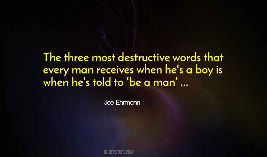 Man Vs Boy Quotes #47191