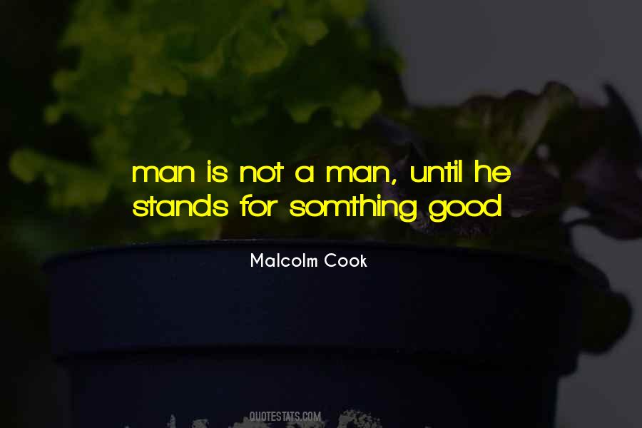 Man Who Can Cook Quotes #612237