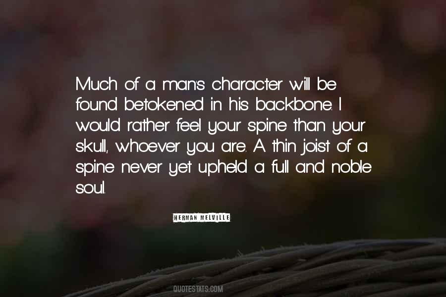 Man Without Backbone Quotes #1544828