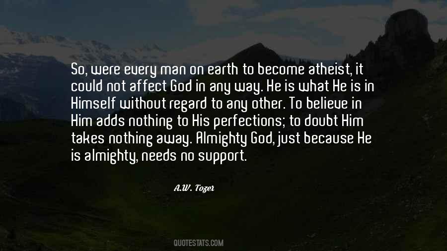 Man Without God Quotes #624339