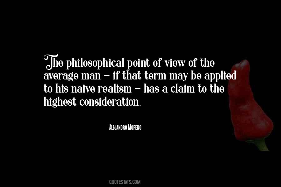 Man's Point Of View Quotes #1733205