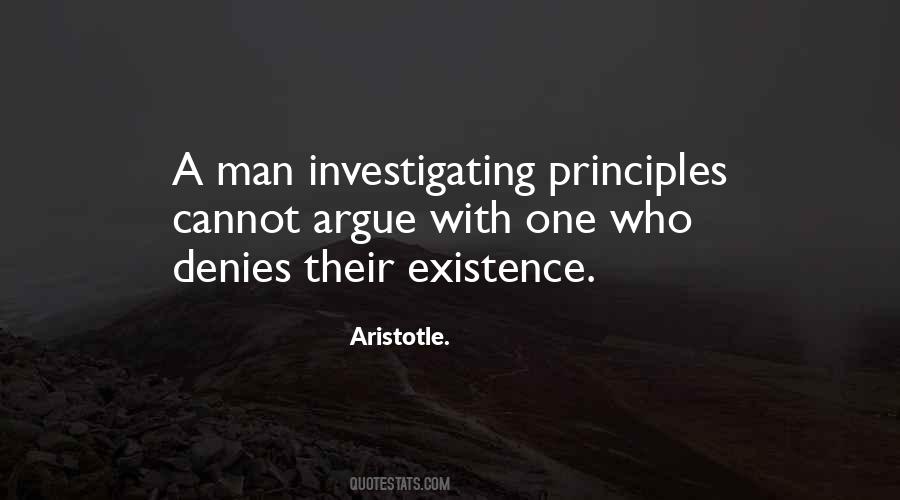 Man's Principles Quotes #142204