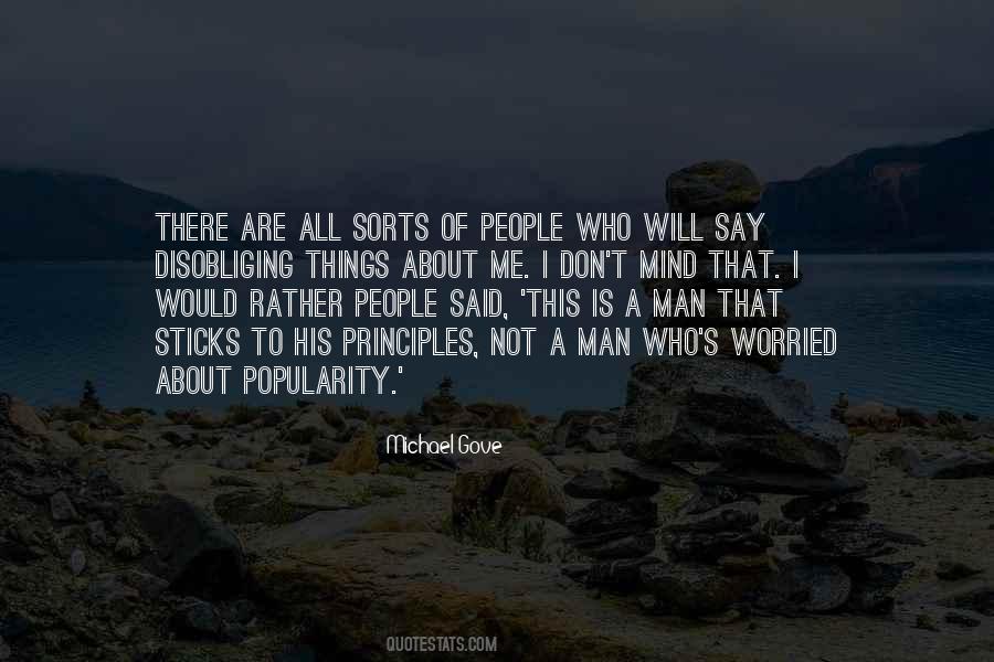 Man's Principles Quotes #184216