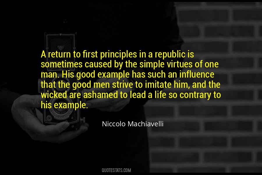 Man's Principles Quotes #317557