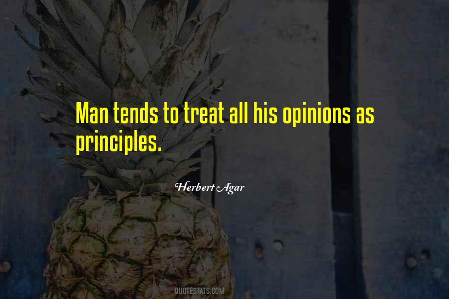 Man's Principles Quotes #479625