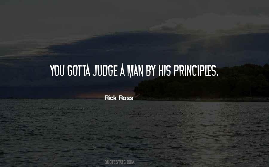 Man's Principles Quotes #586084