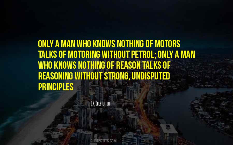 Man's Principles Quotes #690387