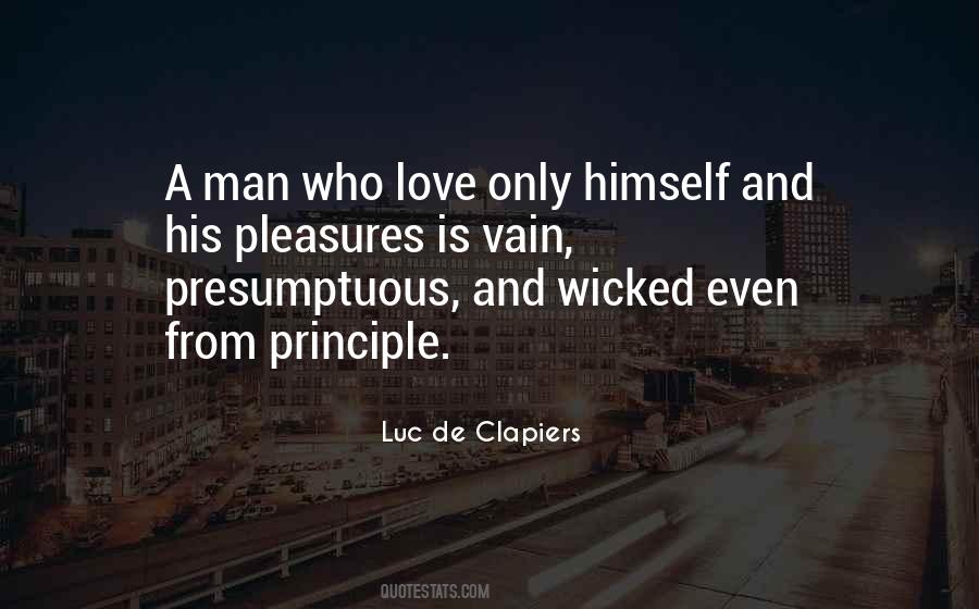 Man's Principles Quotes #910026