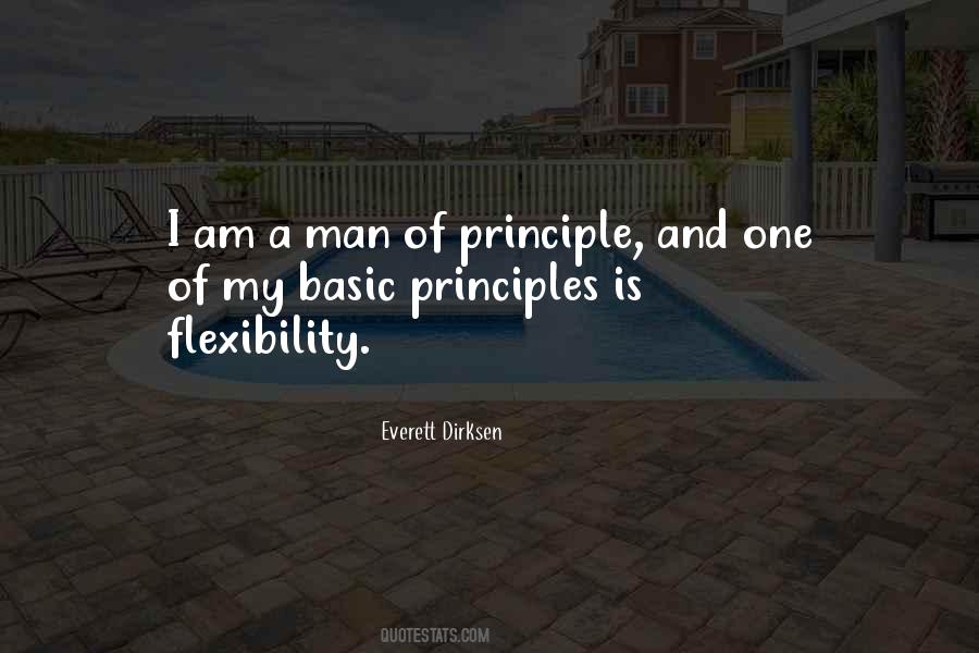 Man's Principles Quotes #94618