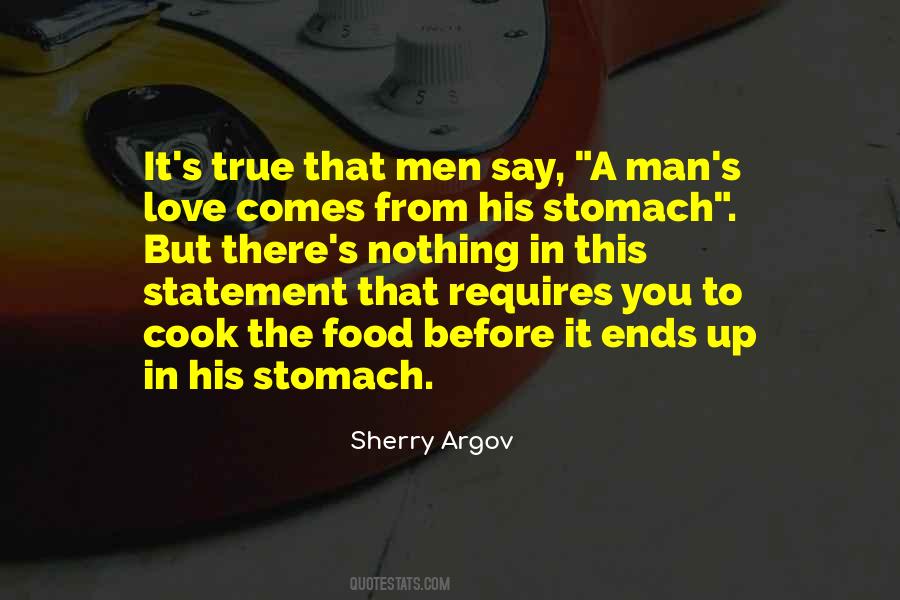 Man's Stomach Quotes #1456004