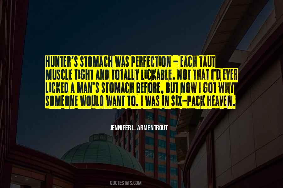 Man's Stomach Quotes #357448