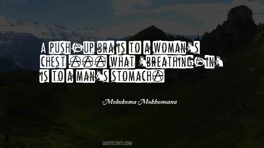 Man's Stomach Quotes #516111