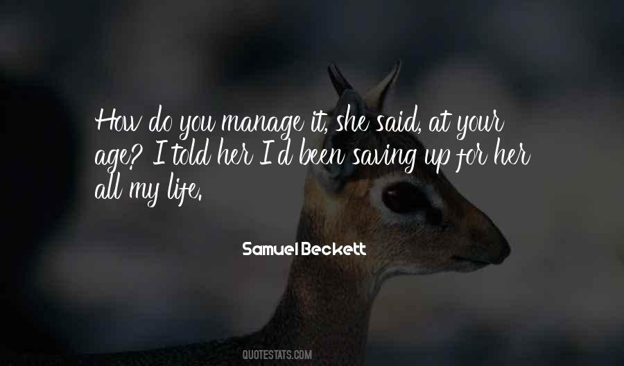 Manage Life Quotes #436299