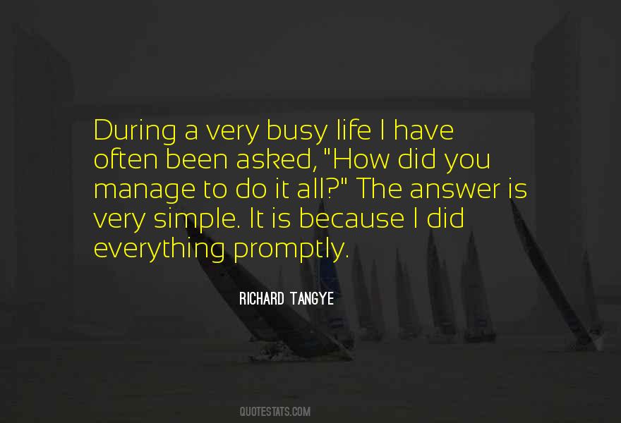 Manage Life Quotes #82328