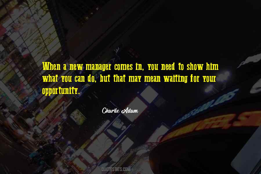 Manager Quotes #1402849