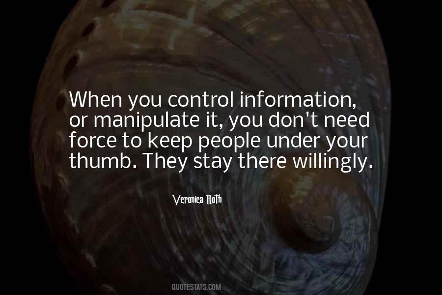 Manipulate Others Quotes #121919