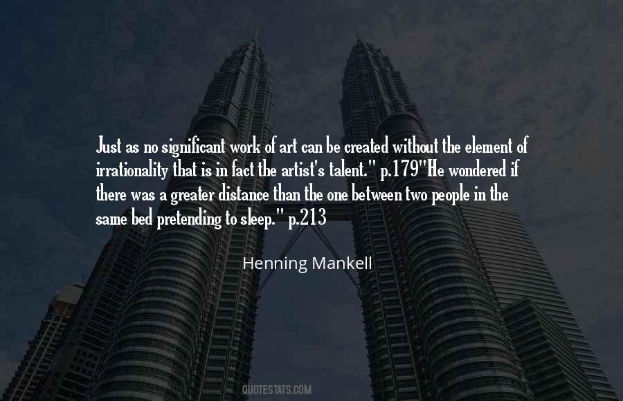 Mankell Quotes #98137
