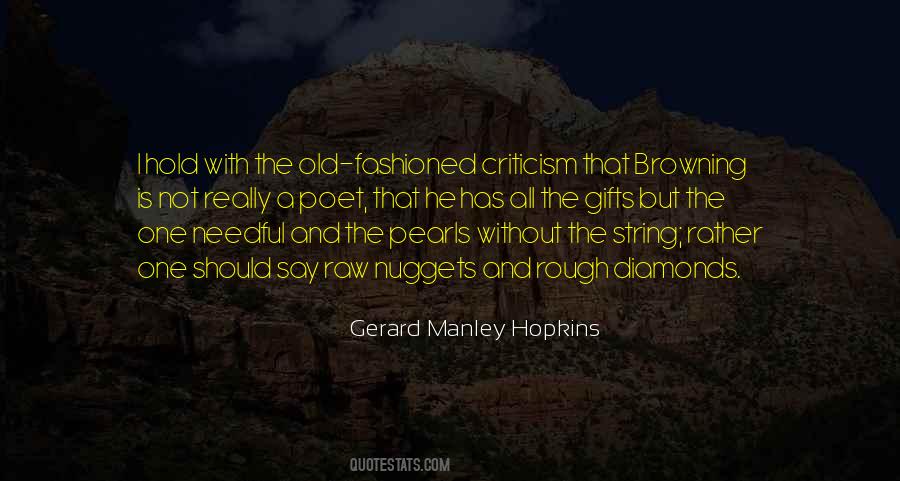 Manley Hopkins Quotes #1331215