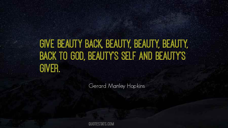 Manley Hopkins Quotes #777845