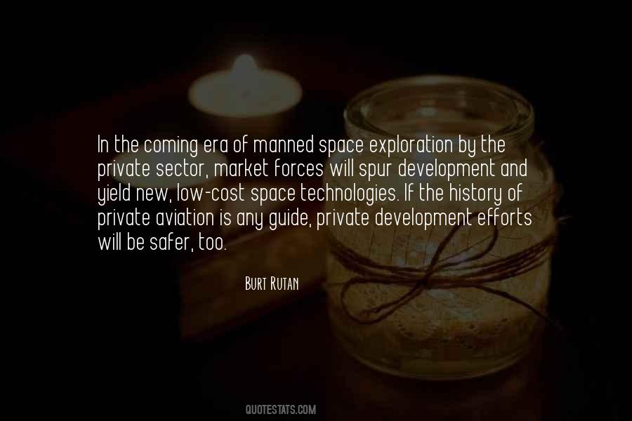 Manned Space Exploration Quotes #392652