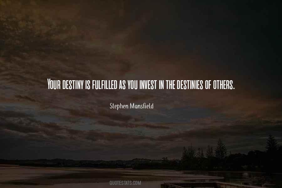 Mansfield Quotes #267118