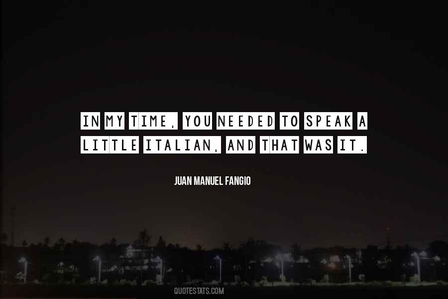 Manuel Fangio Quotes #1517033