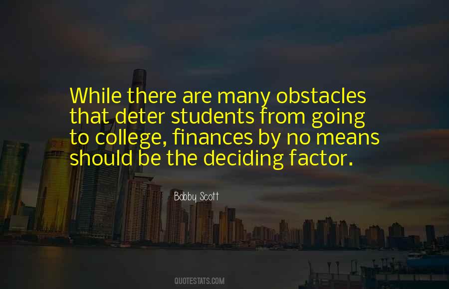Many Obstacles Quotes #156419