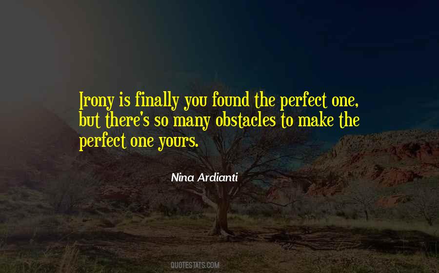 Many Obstacles Quotes #204107