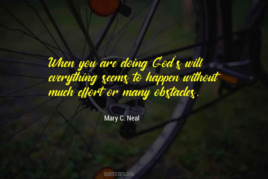 Many Obstacles Quotes #959601