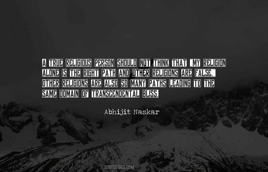 Many Paths To God Quotes #1749904