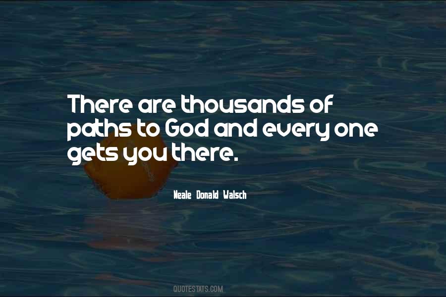 Many Paths To God Quotes #894898