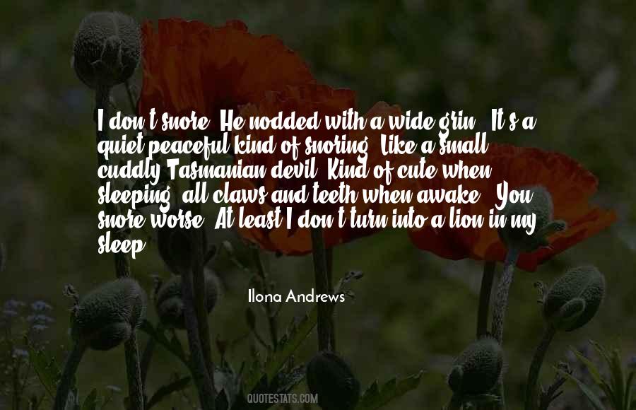 Quotes About Cuddly #439522