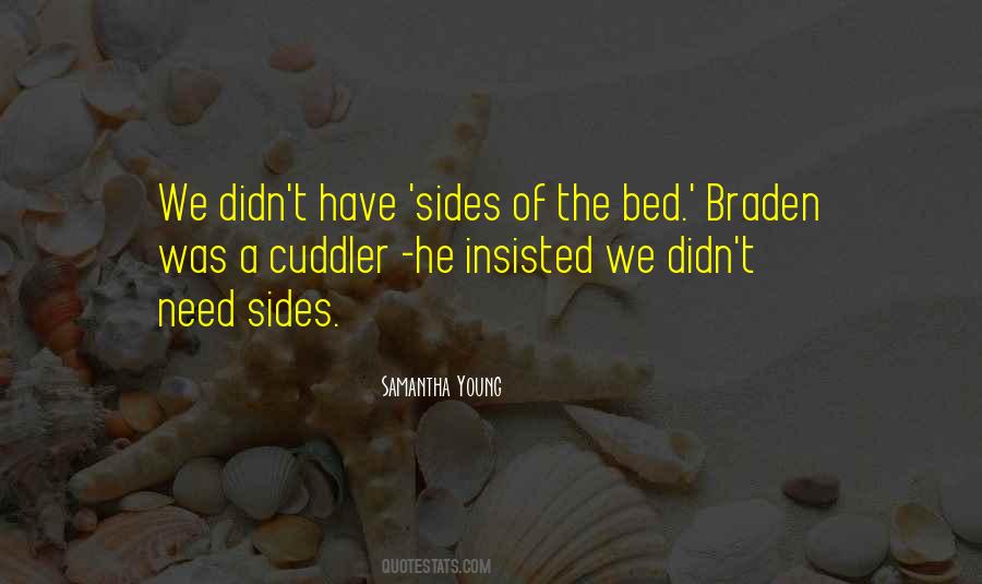 Quotes About Cuddler #189496