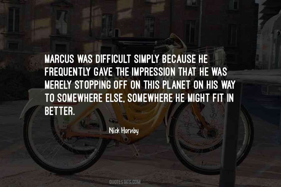 Marcus Quotes #1415808