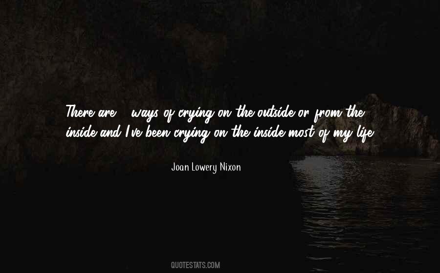 Quotes About Crying On The Inside #602463