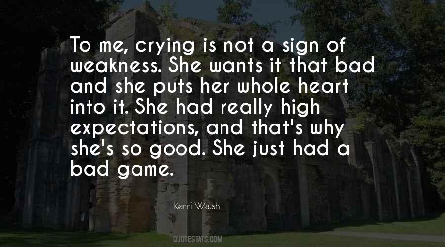 Quotes About Crying Heart #1826340