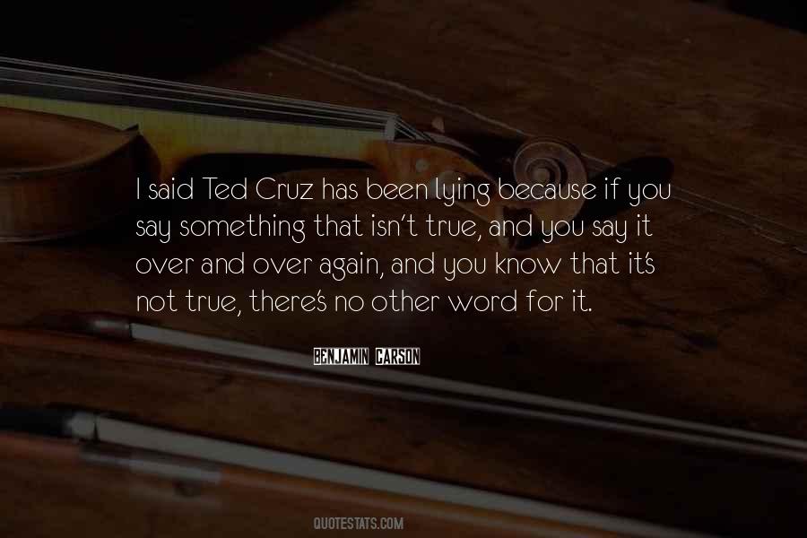 Quotes About Cruz #255767