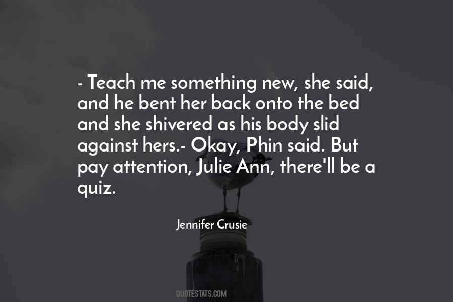 Quotes About Crusie #942597