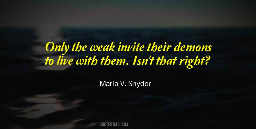 Maria Snyder Quotes #116426