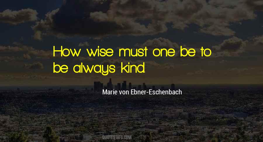 Marie Von Ebner Quotes #207041