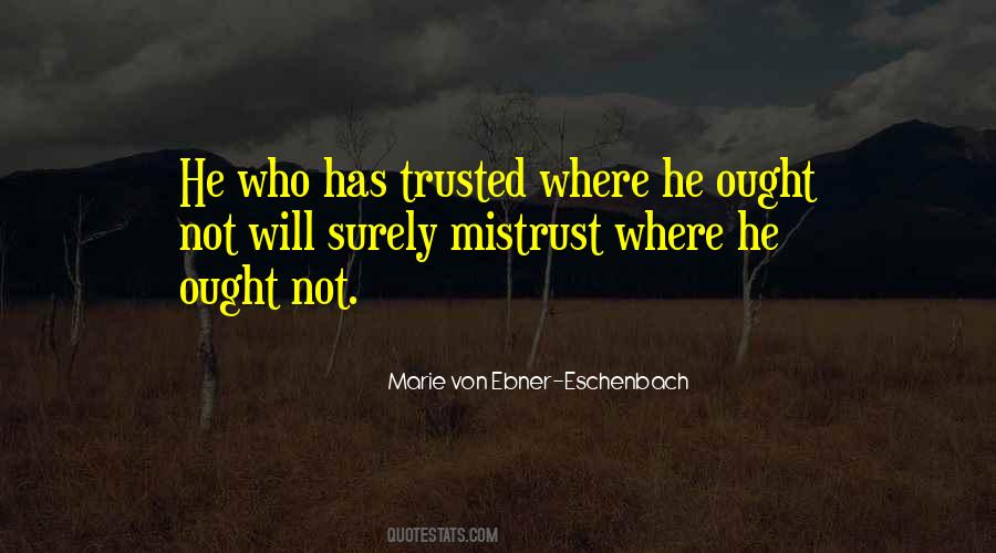 Marie Von Ebner Quotes #351065