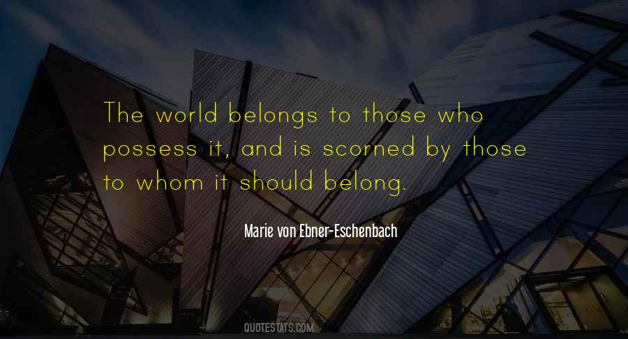 Marie Von Ebner Quotes #726051