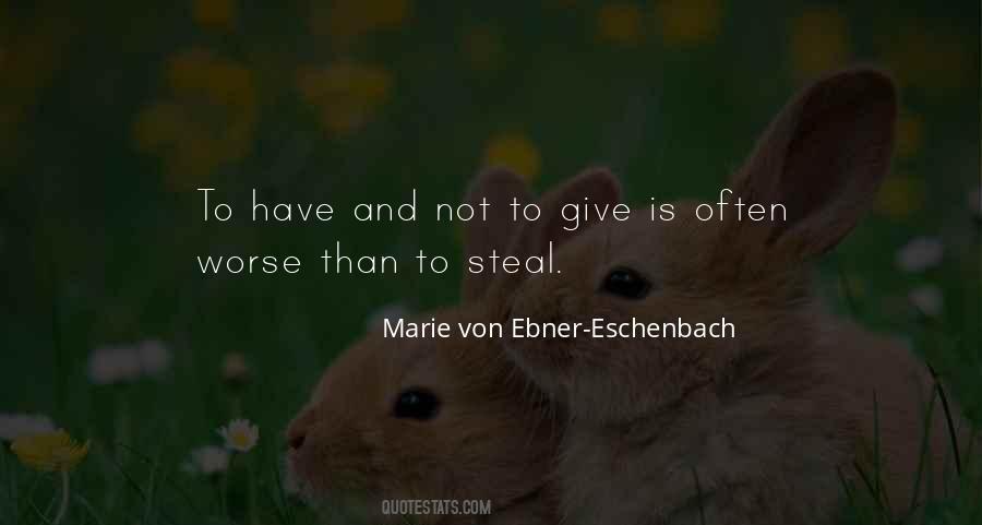 Marie Von Ebner Quotes #937230