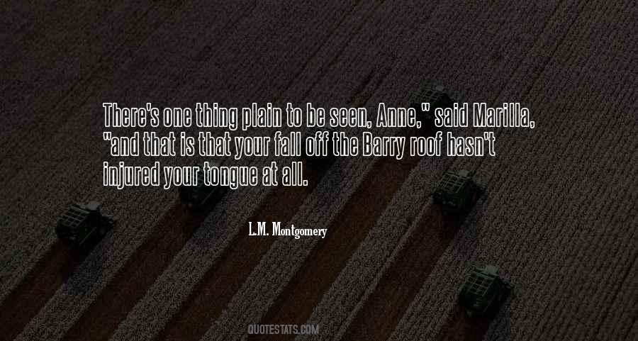 Marilla Quotes #1024981