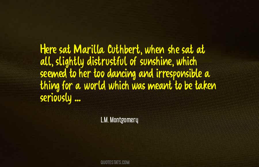 Marilla Quotes #1803216