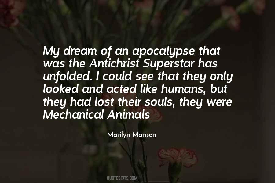 Marilyn Manson Antichrist Superstar Quotes #1460208