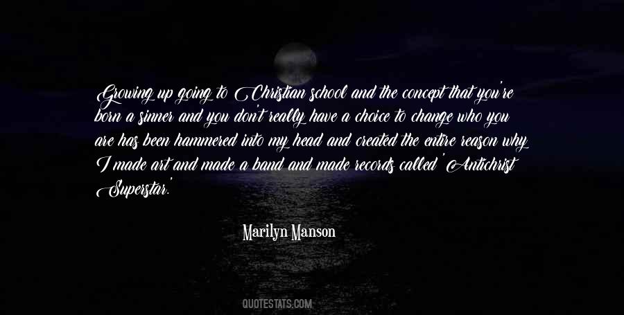 Marilyn Manson Antichrist Superstar Quotes #287566